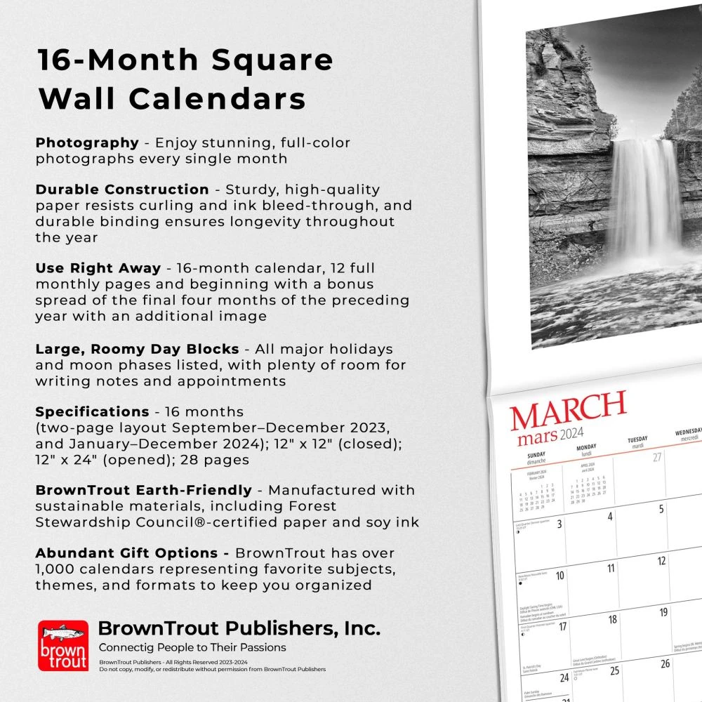 Canada 2024 Wall Calendar 7 Canada 2024 Wall Calendar - Image 5