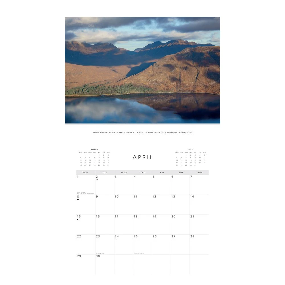 Scottish Highlands 2024 Wall Calendar 5 Scottish Highlands 2024 Wall Calendar - Image 3