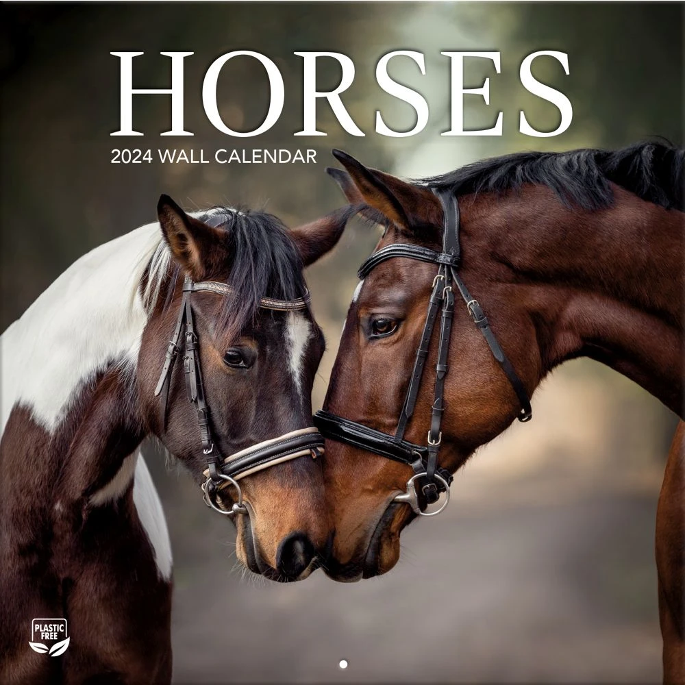 Horses Photo 2024 Wall Calendar 3 Horses Photo 2024 Wall Calendar