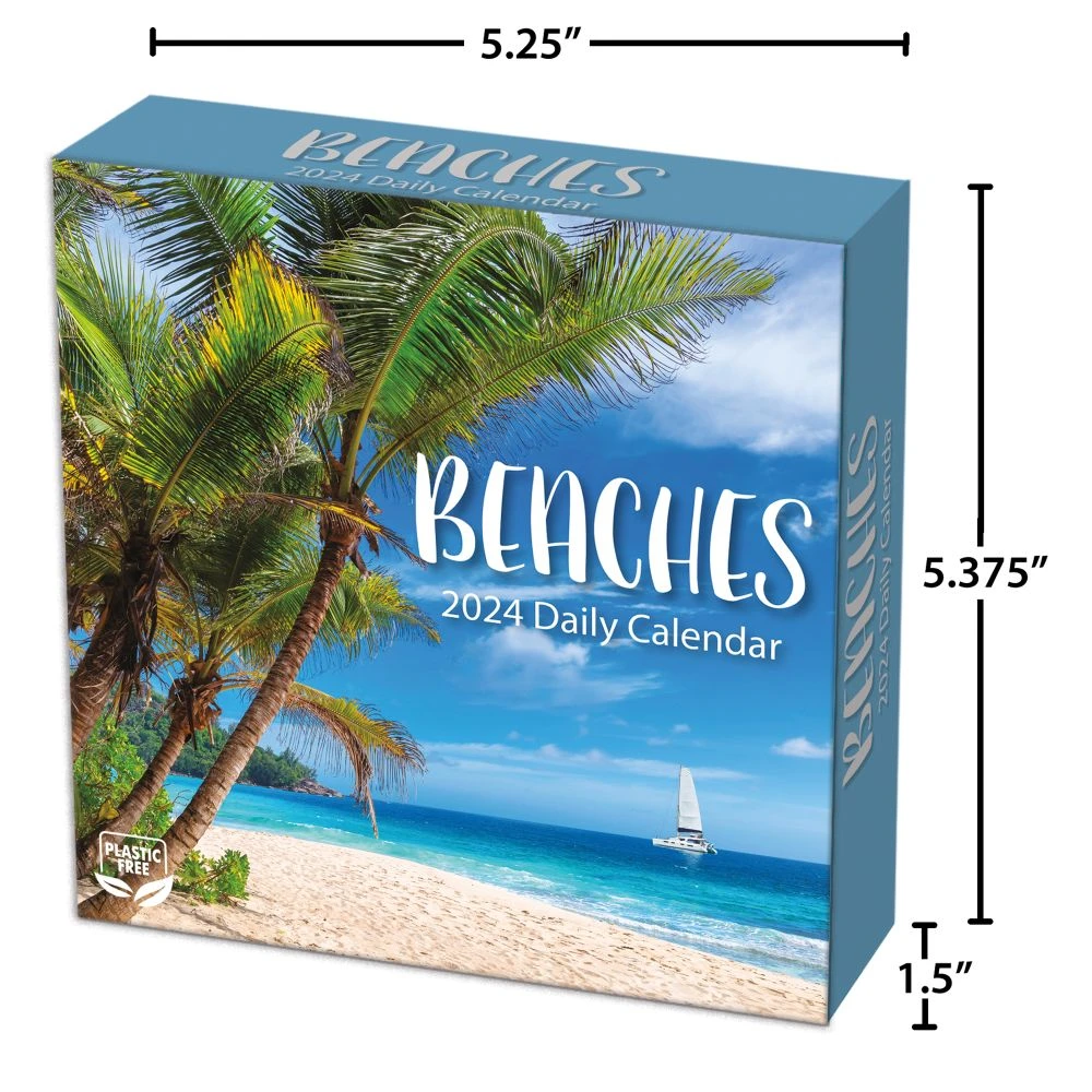 Beaches 2024 Desk Calendar 8 Beaches 2024 Desk Calendar - Image 6