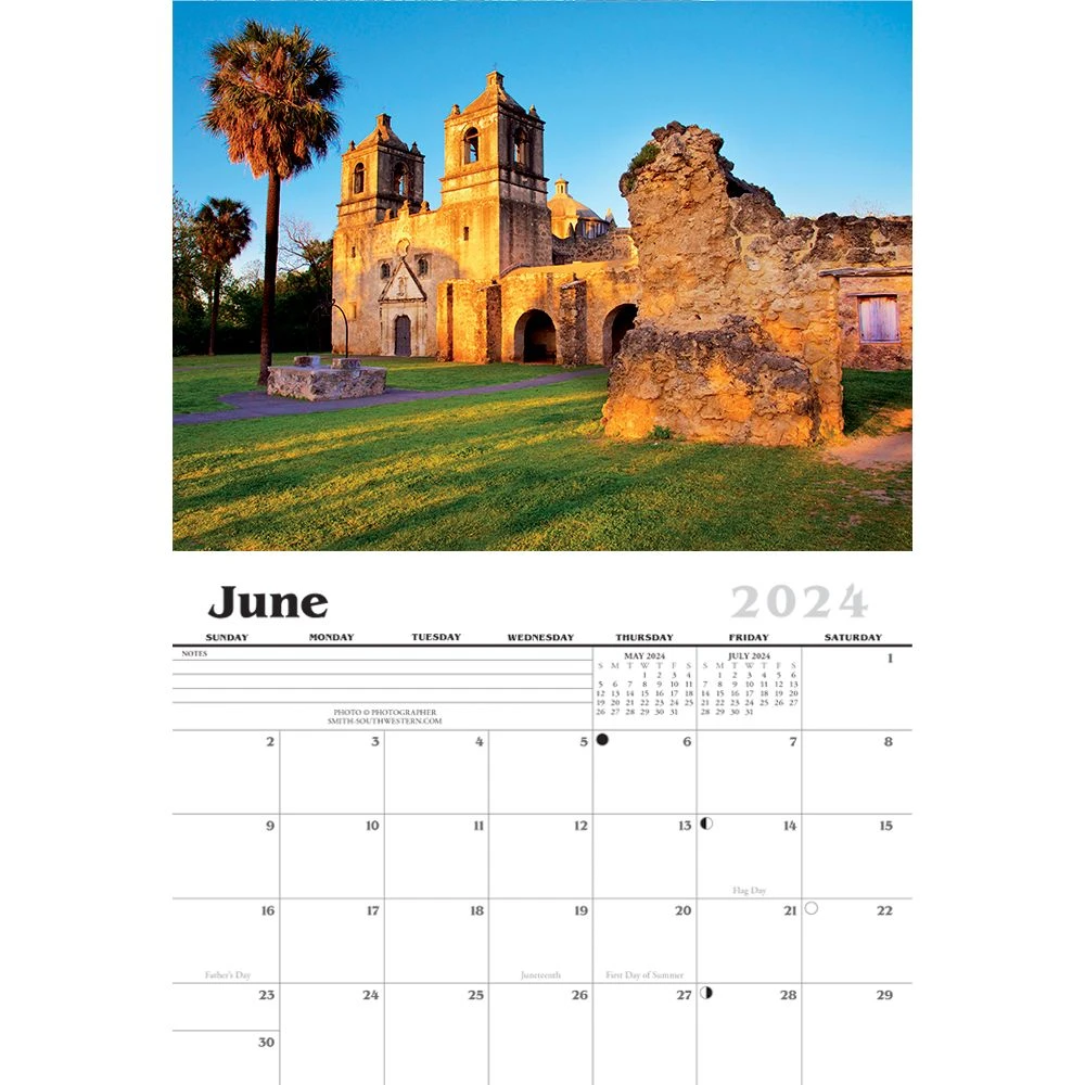 San Antonio 2024 Wall Calendar 5 San Antonio 2024 Wall Calendar - Image 3