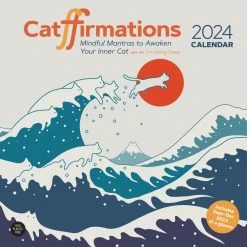 Chronicle Books Catffirmations 2024 Wall Calendar
