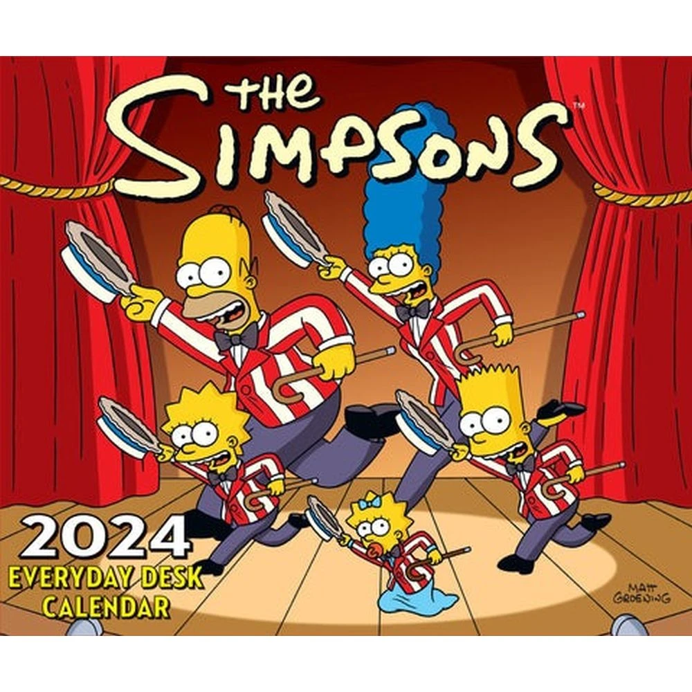 Simpsons 2024 Desk Calendar 6 Simpsons 2024 Desk Calendar - Image 4