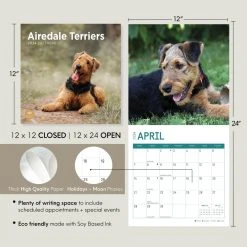 Airedale Terriers 2024 Wall Calendar 19 Airedale Terriers 2024 Wall Calendar -Calendars Sales Store 837b4dc4 a265 4548 ab84 56654bc319d9