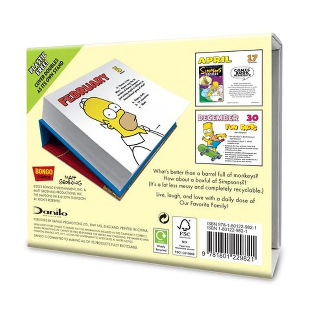 Simpsons 2024 Desk Calendar 4 Simpsons 2024 Desk Calendar - Image 2