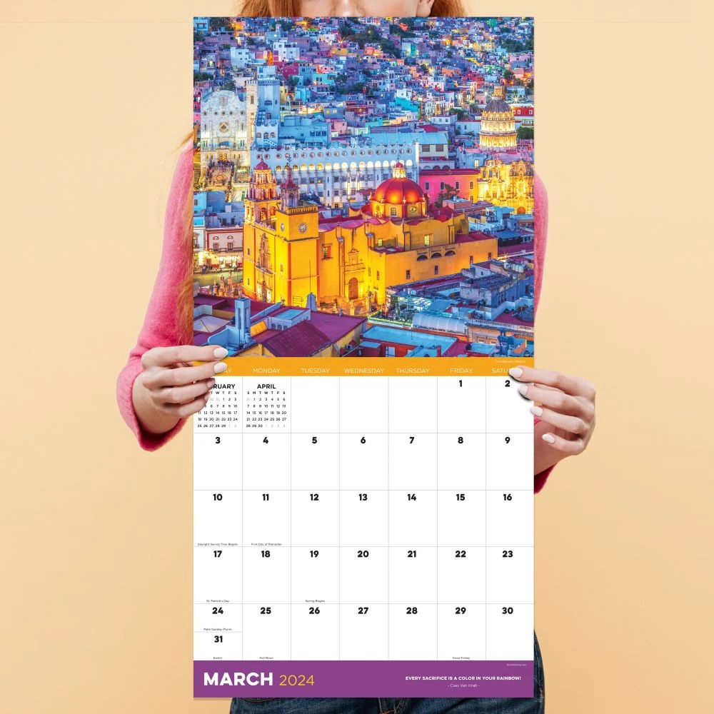 Destination Rainbow 2024 Wall Calendar 7 Destination Rainbow 2024 Wall Calendar - Image 5