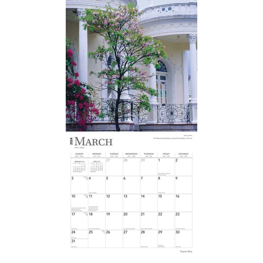 Puerto Rico 2024 Wall Calendar 5 Puerto Rico 2024 Wall Calendar - Image 3