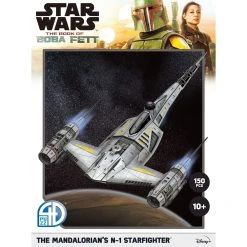 Mandalorian N-1 Starfighter 4D 150 Piece Puzzle