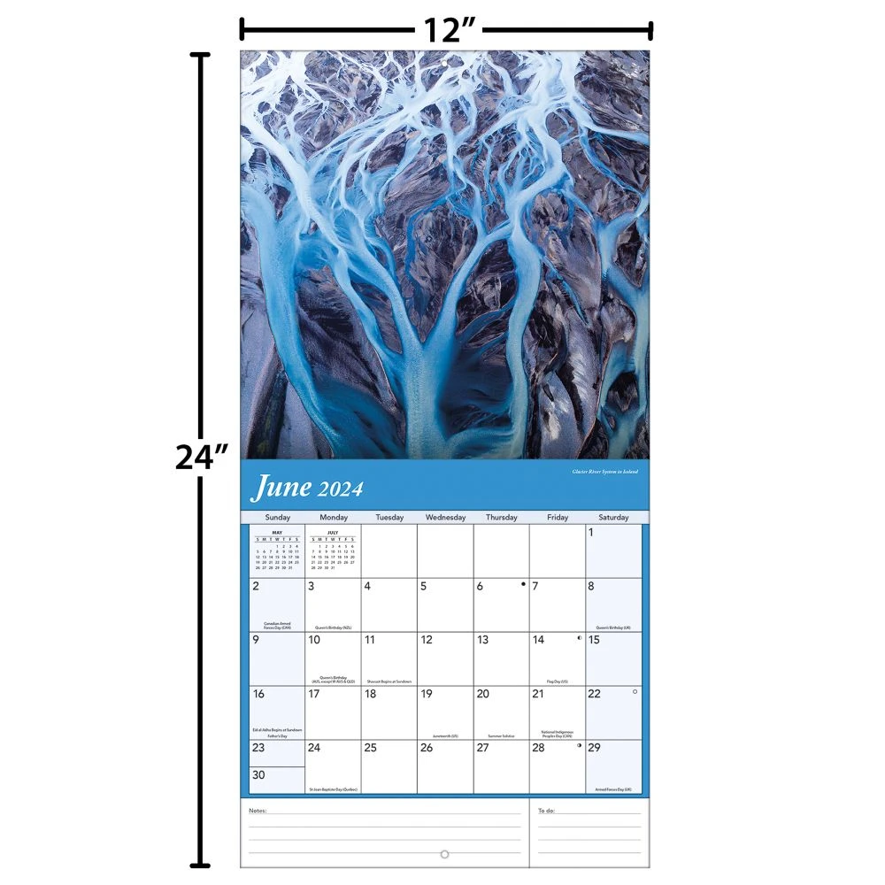 Natures Wonders 2024 Wall Calendar 12 Natures Wonders 2024 Wall Calendar - Image 10