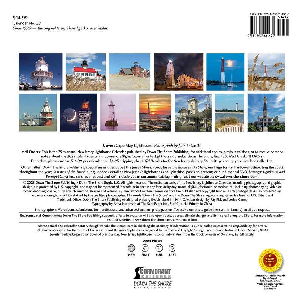 New Jersey Lighthouse 2024 Wall Calendar 4 New Jersey Lighthouse 2024 Wall Calendar - Image 2
