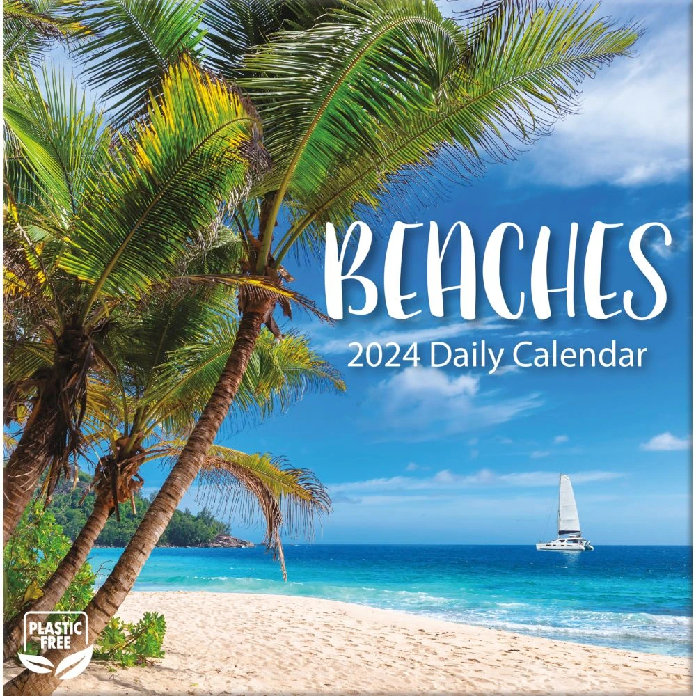Beaches 2024 Desk Calendar 3 Beaches 2024 Desk Calendar