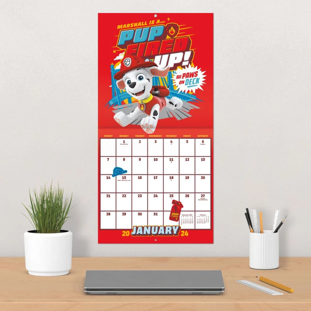 Paw Patrol 2024 Wall Calendar 5 Paw Patrol 2024 Wall Calendar - Image 3