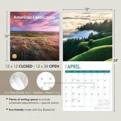 American Landscapes 2024 Wall Calendar -Calendars Sales Store 9f992809 d8e8 4516 b3a2 01fb4365aeb8