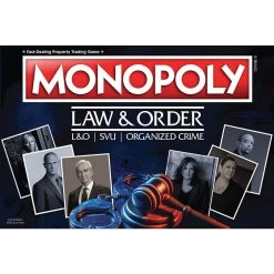 USAopoly Monopoly Law And Order Board Game