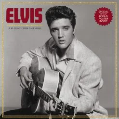 Elvis Presley 2024 Wall Calendar With Poster
