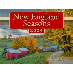 New England Seasons 2024 Wall Calendar