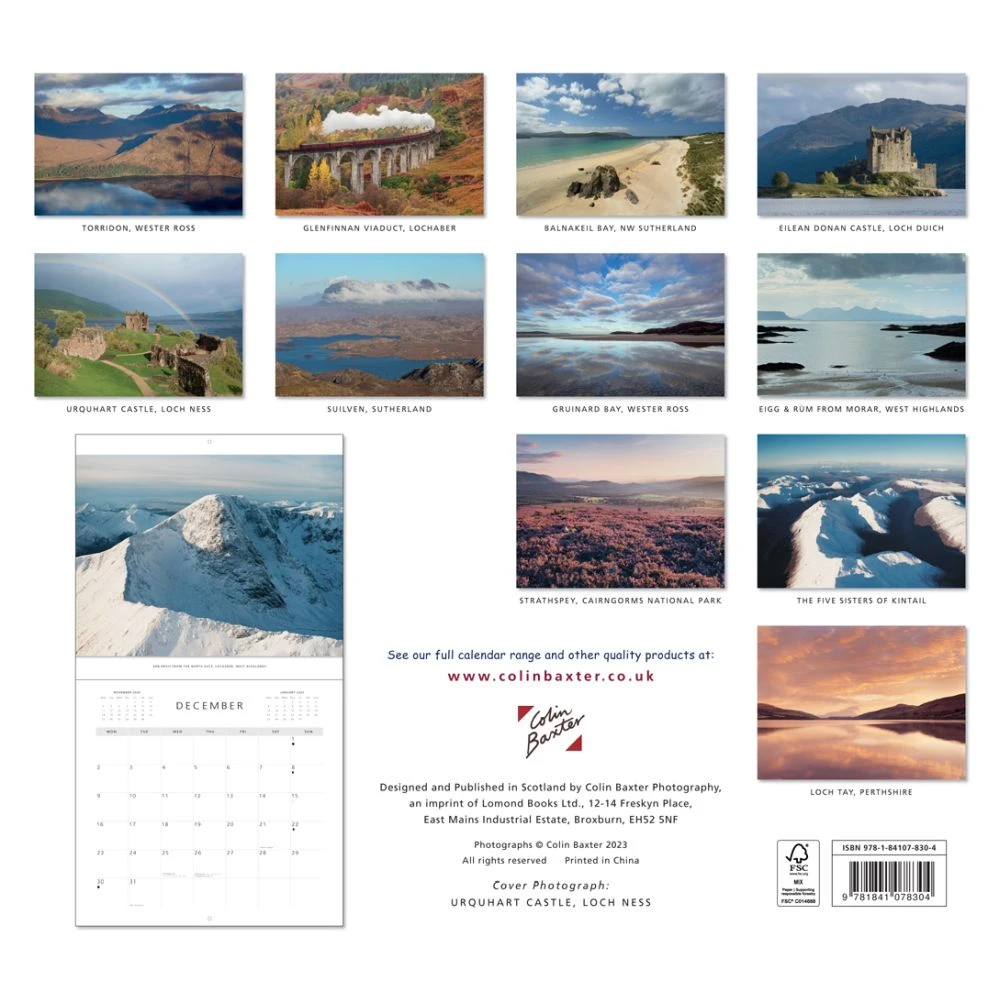 Scottish Highlands 2024 Wall Calendar 4 Scottish Highlands 2024 Wall Calendar - Image 2