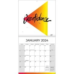 Positive Vibes 2024 Wall Calendar -Calendars Sales Store b4ae207f 4e66 4a6b 9adc 1b3007857b10