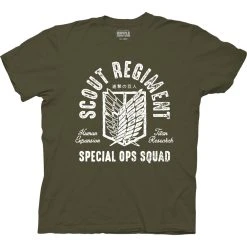 Attack On Titan Scout Regiment Special Ops Unisex Adult T-Shirt