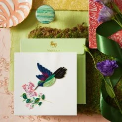 Hummingbird Quilling Blank Card -Calendars Sales Store b7f492de 4e34 4549 b10b 77493bbc0f17