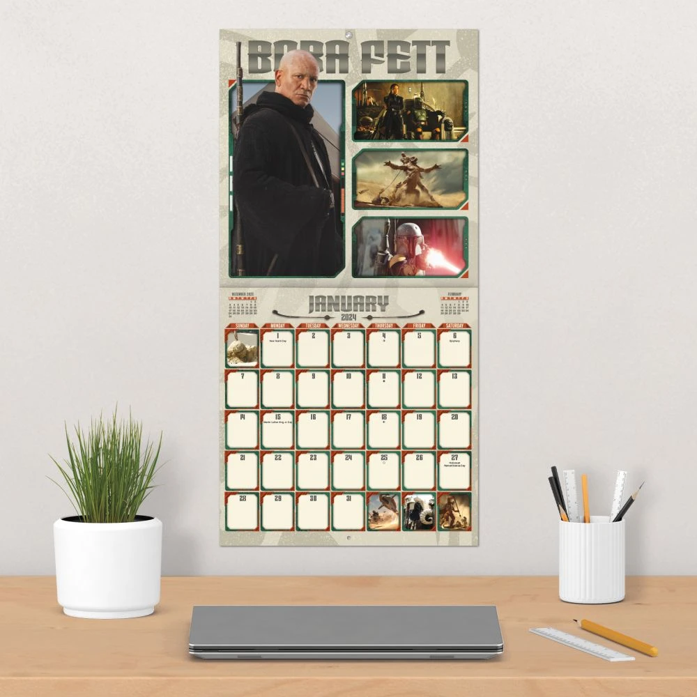 Star Wars Book Of Boba 2024 Wall Calendar 7 Star Wars Book Of Boba 2024 Wall Calendar - Image 5