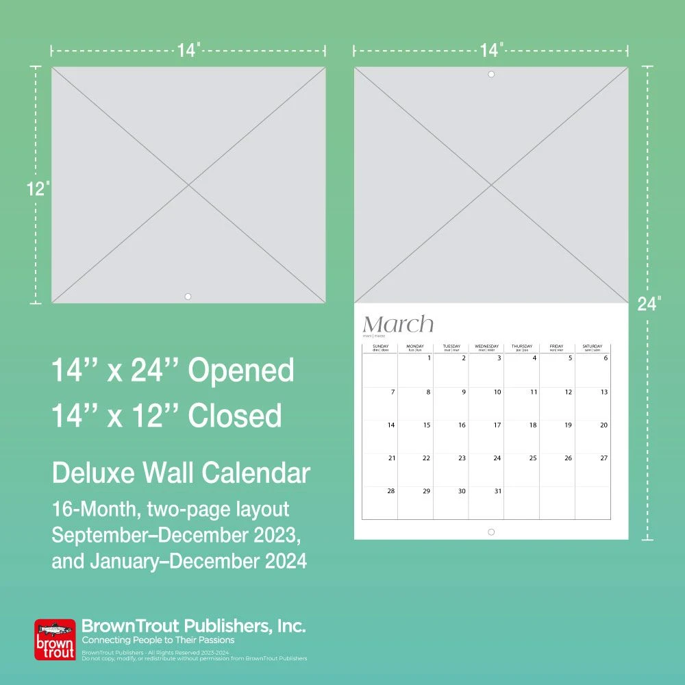 Lab Retriever Deluxe 2024 Wall Calendar 8 Lab Retriever Deluxe 2024 Wall Calendar - Image 6