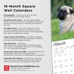 Pug Puppies 2024 Wall Calendar -Calendars Sales Store c0108f5f 2b5e 4045 8c31 e6c01bdcb979