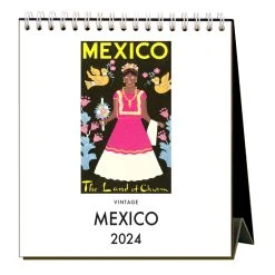 Mexico Nostalgic 2024 Easel Desk Calendar