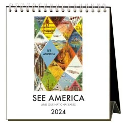 See America 2024 Easel Desk Calendar