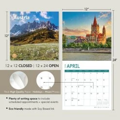 Austria 2024 Wall Calendar -Calendars Sales Store c59b7876 03de 4b26 ab99 c3471260f6c4