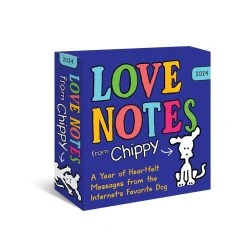 Love Notes From Chippy The Dog 2024 Desk Calendar