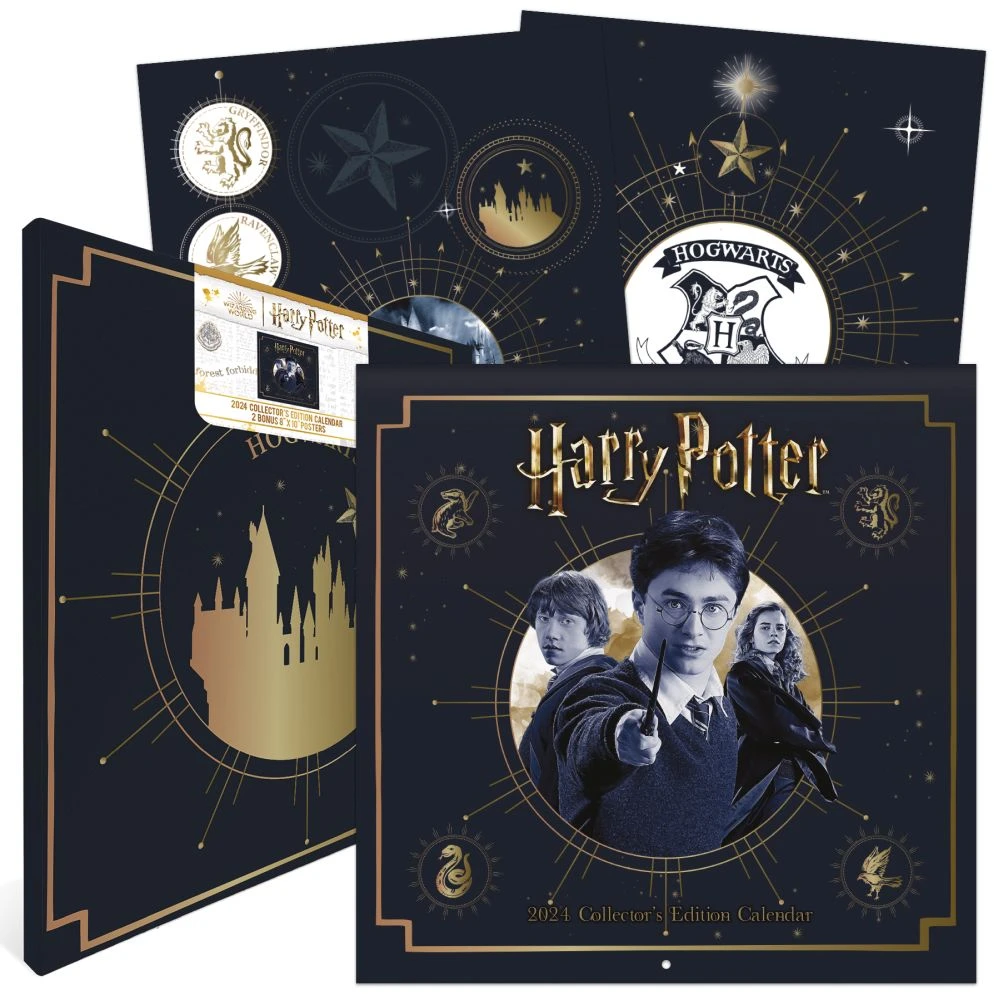 Harry Potter Collectors Edition 2024 Wall Calendar 3 Harry Potter Collectors Edition 2024 Wall Calendar