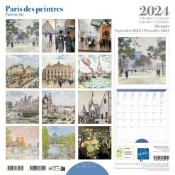 Paris In Art 2024 Wall Calendar -Calendars Sales Store ca0072c6 00a7 47da 9d39 92a578dd49d3