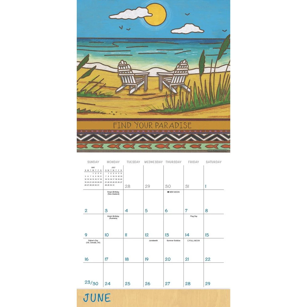 Happy Camper 2024 Wall Calendar 5 Happy Camper 2024 Wall Calendar - Image 3