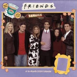 Friends Exclusive 2024 Wall Calendar With Decal