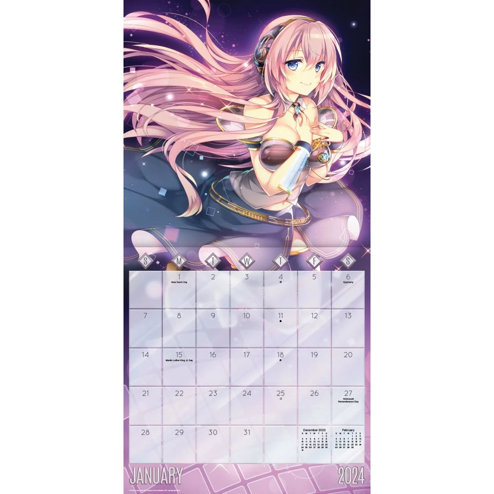 Hatsune Miku 2024 Wall Calendar 5 Hatsune Miku 2024 Wall Calendar - Image 3