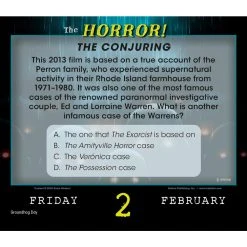 The Horror Terrifying Trivia 2024 Desk Calendar -Calendars Sales Store dab702b7 355f 4428 ab88 992e376ff1a0