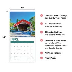 Covered Bridges 2024 Wall Calendar -Calendars Sales Store dab91f77 f8f1 43a7 afe7 030518fea277