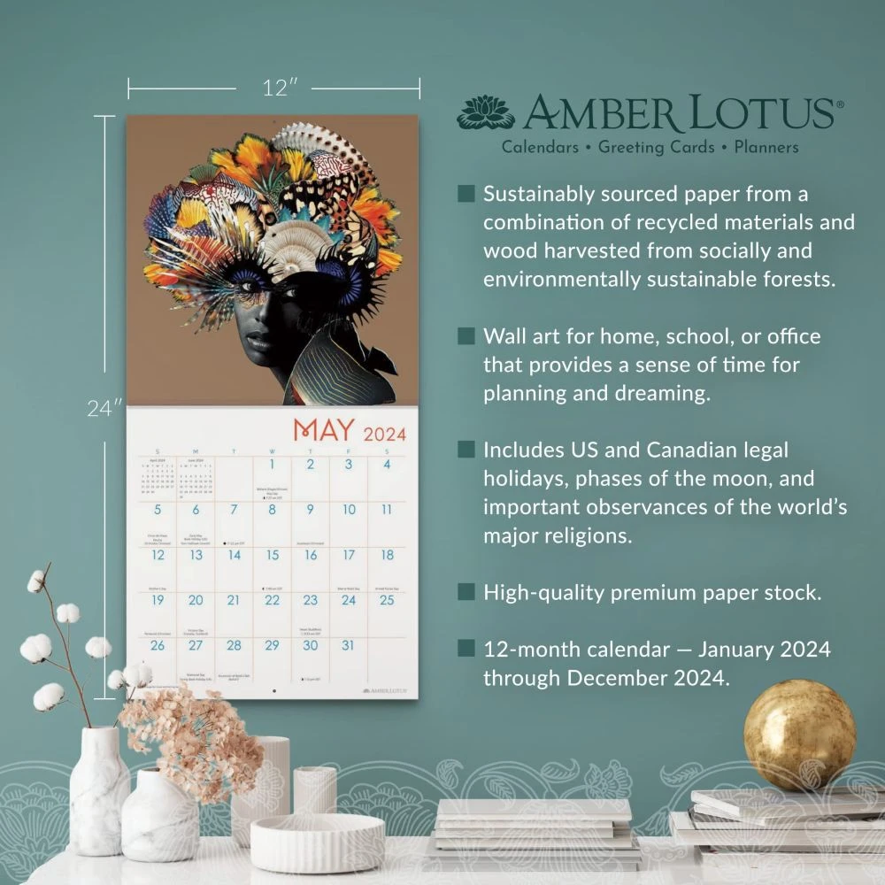 Empower 2024 Wall Calendar 7 Empower 2024 Wall Calendar - Image 5