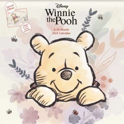 Winnie The Pooh Exclusive 2024 Wall Calendar With Print