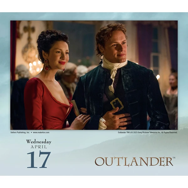 Outlander 2024 Desk Calendar 6 Outlander 2024 Desk Calendar - Image 4