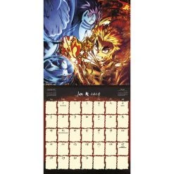 Demon Slayer Kimetsu No Yaiba 2024 Wall Calendar -Calendars Sales Store e120ed98 905c 49d0 aac7 c380522b4f87