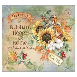 Faithful Heart And Home 2024 Wall Calendar