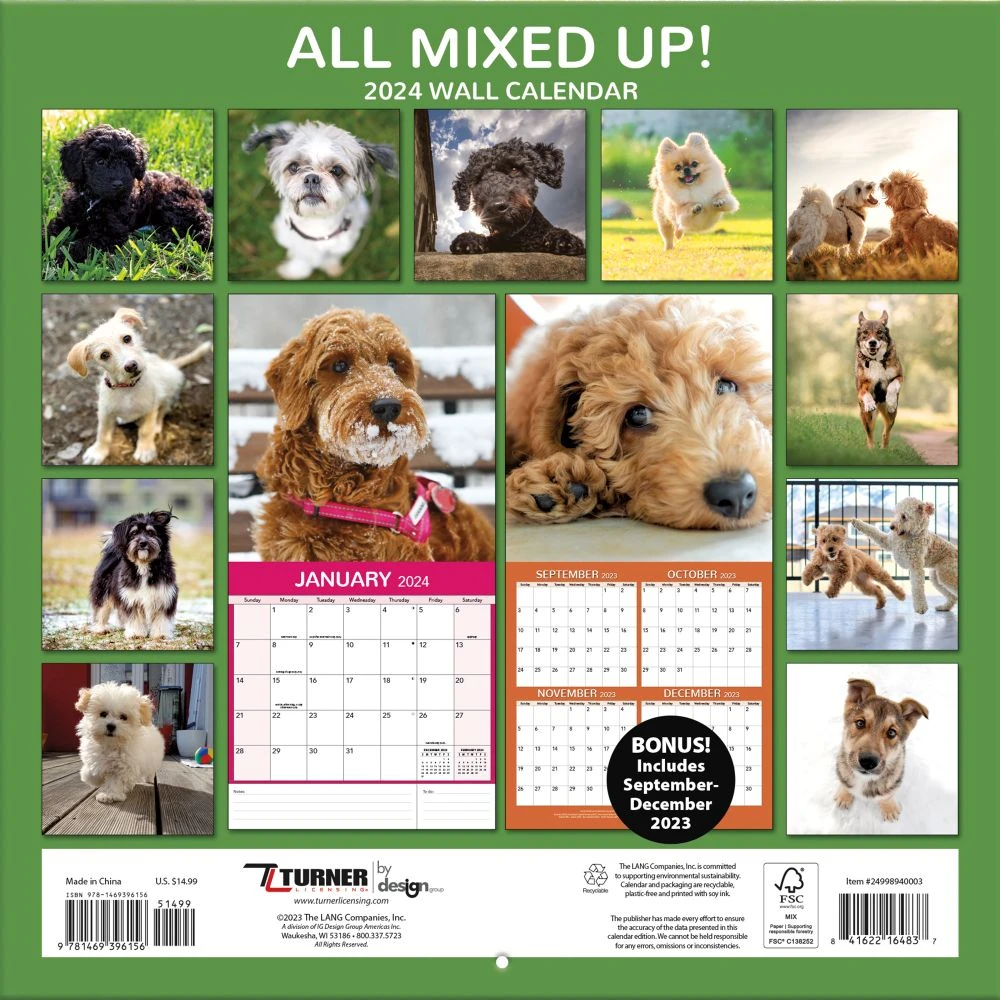 All Mixed Up! 2024 Wall Calendar 5 All Mixed Up! 2024 Wall Calendar - Image 3
