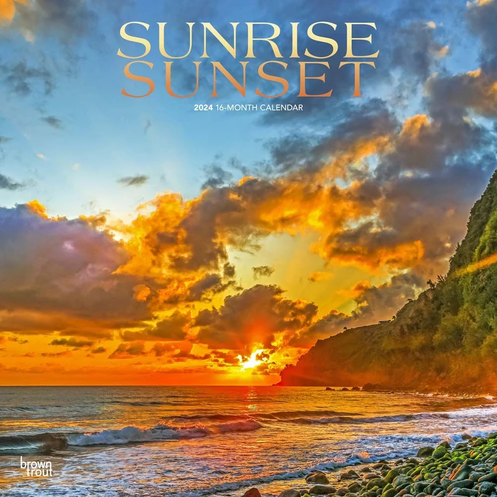 Sunrise Sunset 2024 Wall Calendar 3 Sunrise Sunset 2024 Wall Calendar