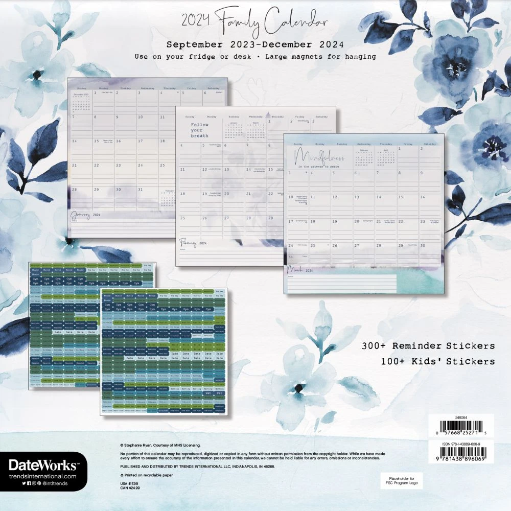 Happiest Heart Stephanie Ryan 2024 Wall Calendar 4 Happiest Heart Stephanie Ryan 2024 Wall Calendar - Image 2