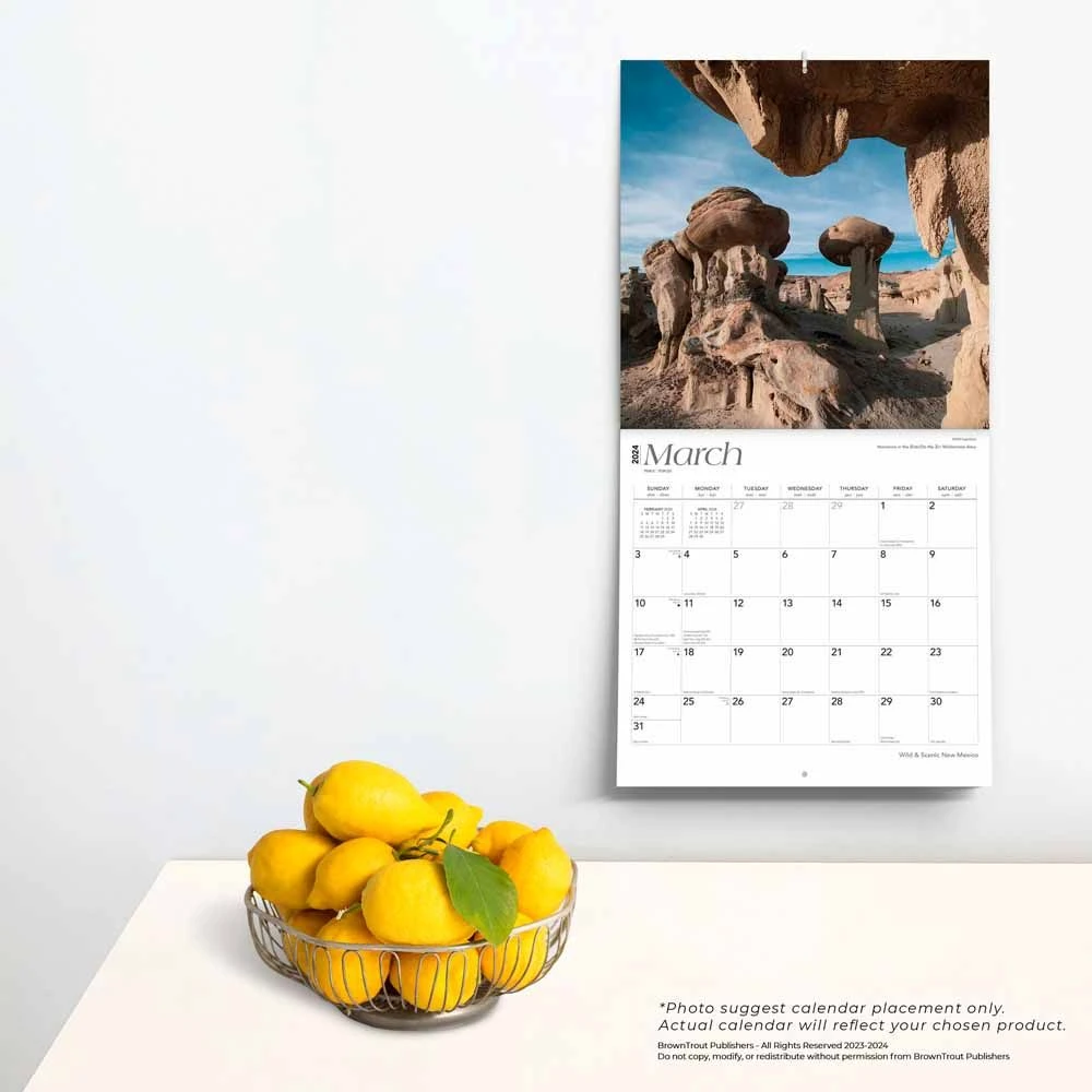 New Mexico Wild And Scenic 2024 Wall Calendar 6 New Mexico Wild And Scenic 2024 Wall Calendar - Image 4