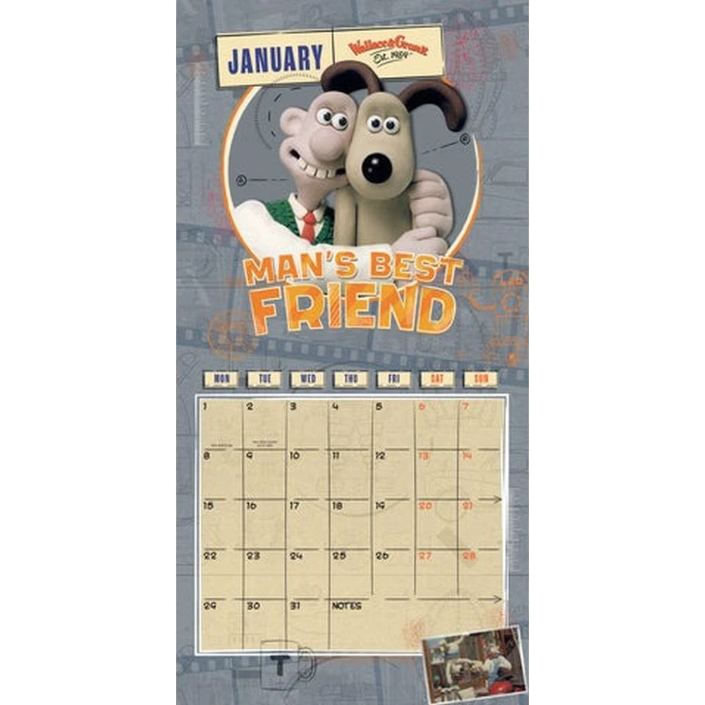 Wallace And Gromit 2024 Wall Calendar 6 Wallace And Gromit 2024 Wall Calendar - Image 4